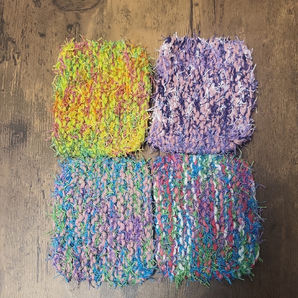 Handmade Multicolor Scrubby Set